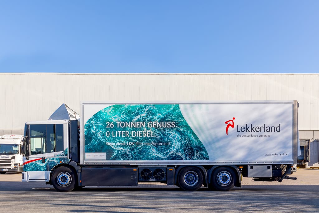 Fahrzeugfotografie im Lekkerland Logistikzentrum