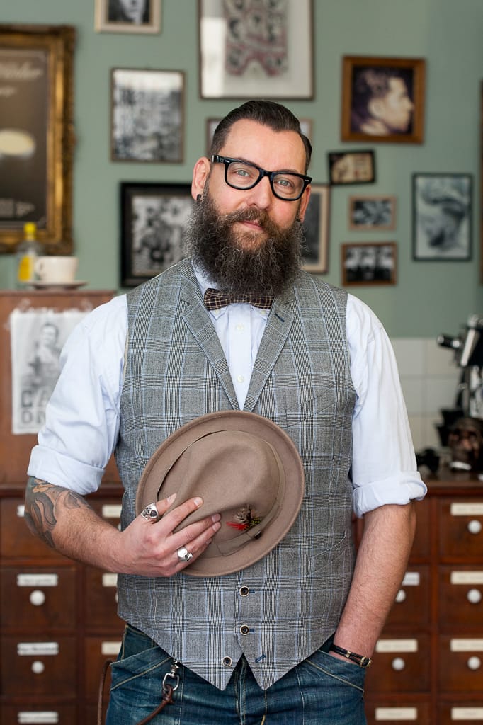 Porträt im Barbershop Köln