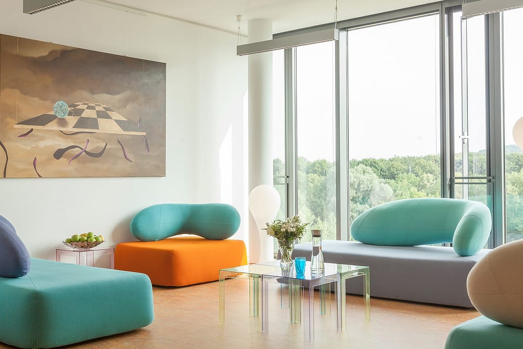 Eingangshalle in der Beta Klinik - Medzin Fotograf