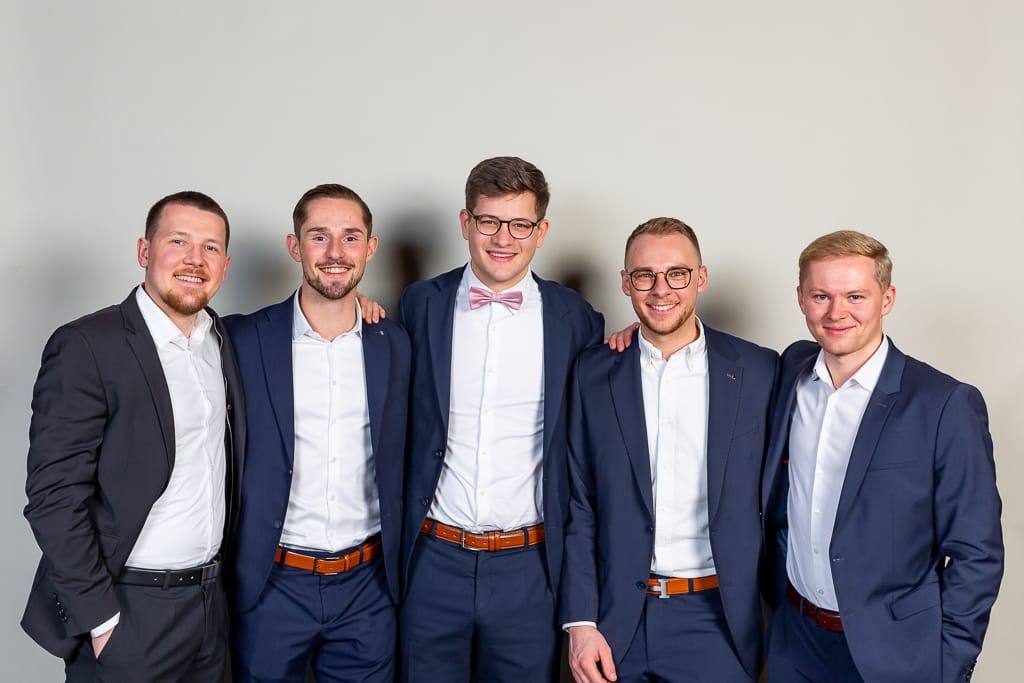 Gruppe von Examensschülern im Schokoladenmuesum Köln