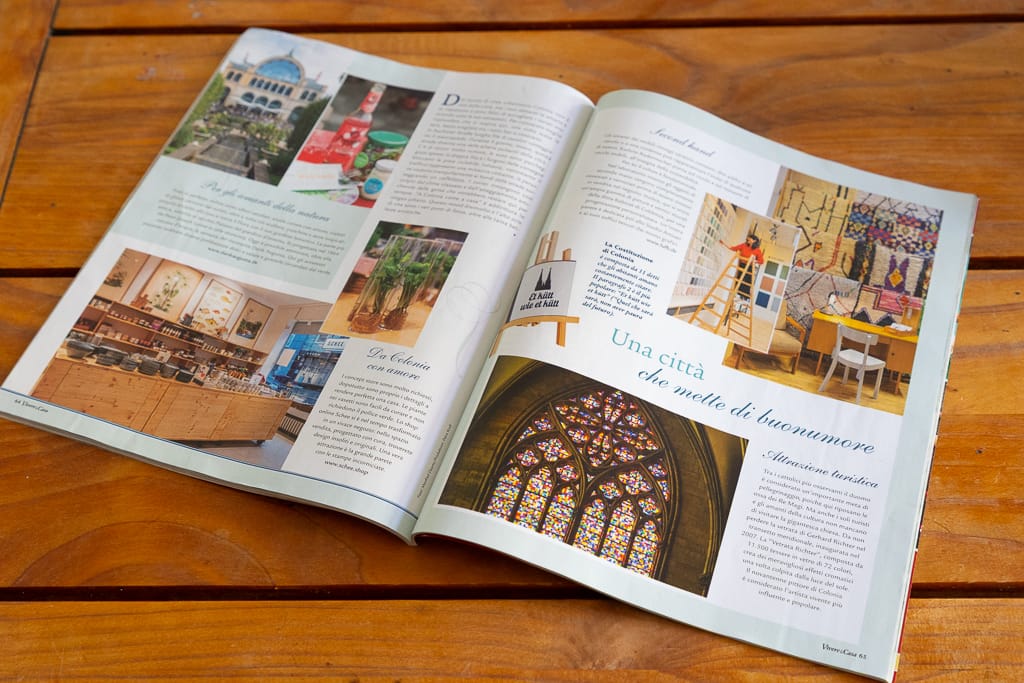 Innenseite der zeitschrift - Richter Fenster im Kölner Dom