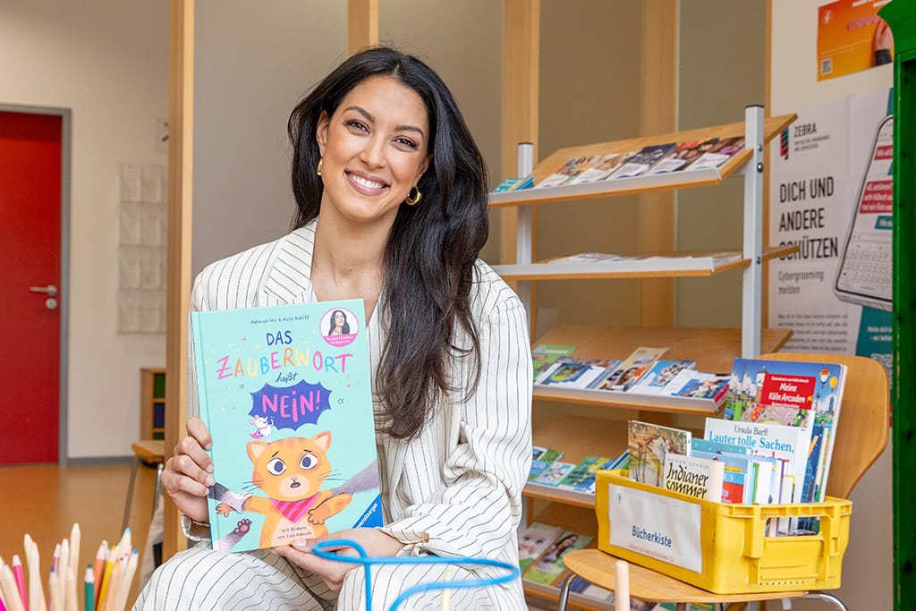 Rebecca Mir präsentiert ihr erstes Kinderbuch