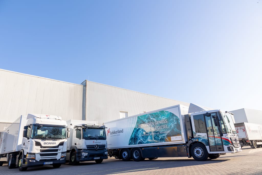 Fahrzeugfotografie im Lekkerland Logistikzentrum