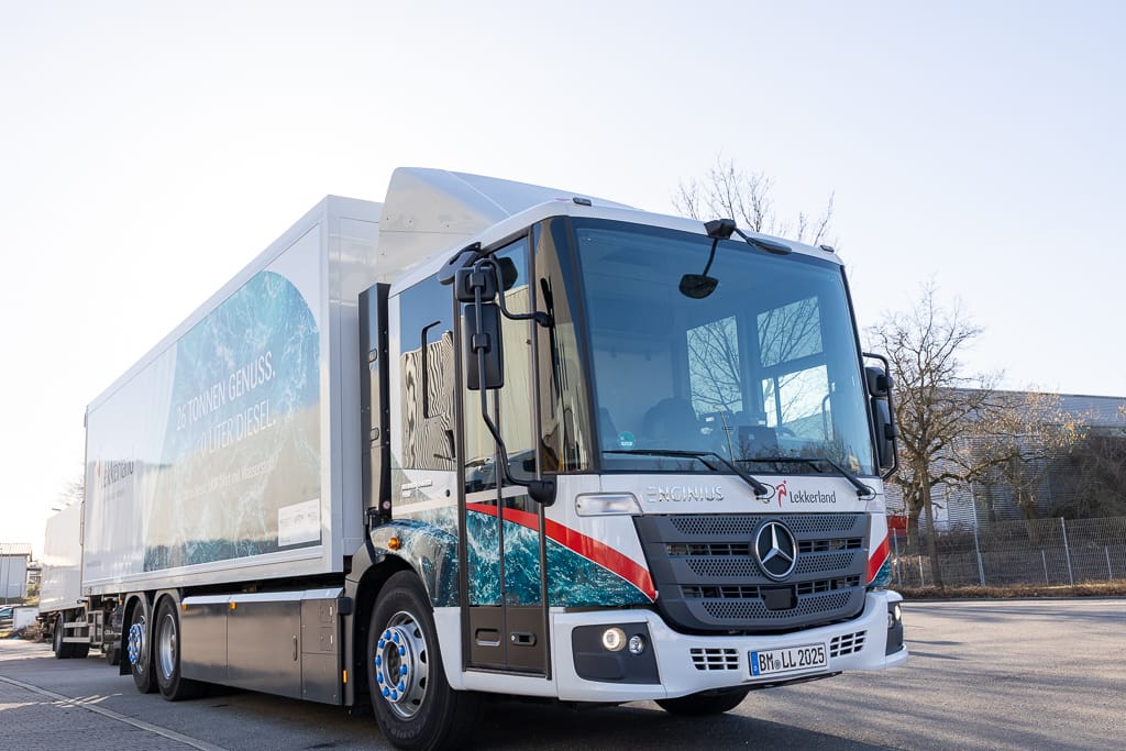 Fahrzeugfotografie im Lekkerland Logistikzentrum