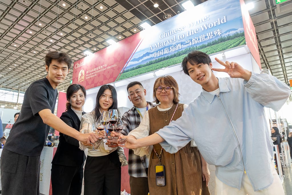 Gruppenfoto auf der Messe