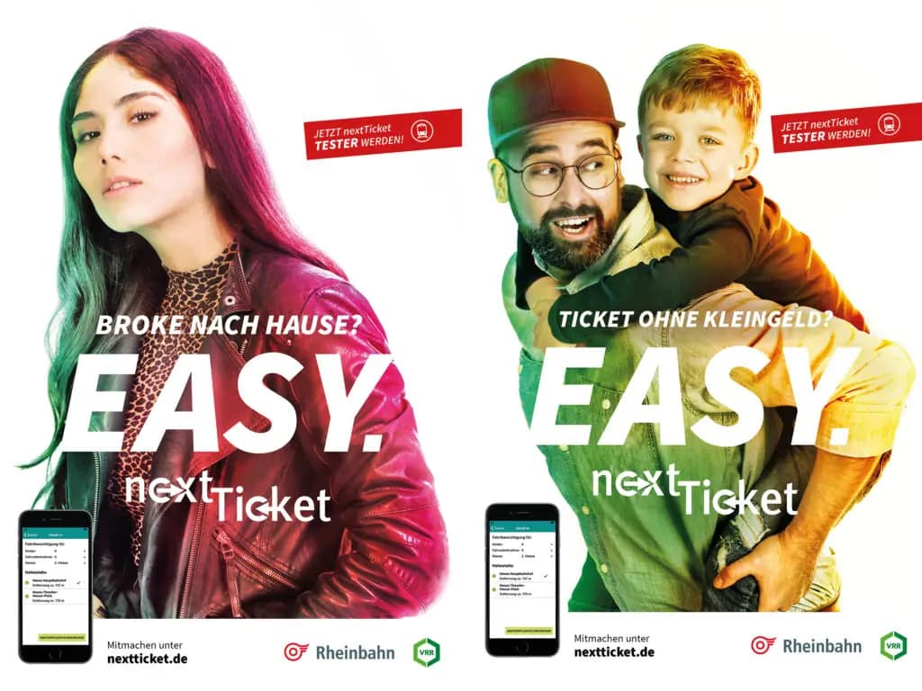 Werbekampagne in den Kölner Fotodom Studios