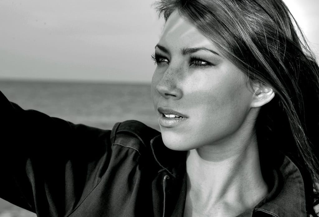 Starkes schwaz weiß Bild